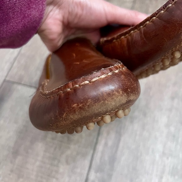 SPERRY gold cup‎ meridian Brown Leather Slip-On Loafers /Moccasin Stitching 9.5 - Picture 6 of 7